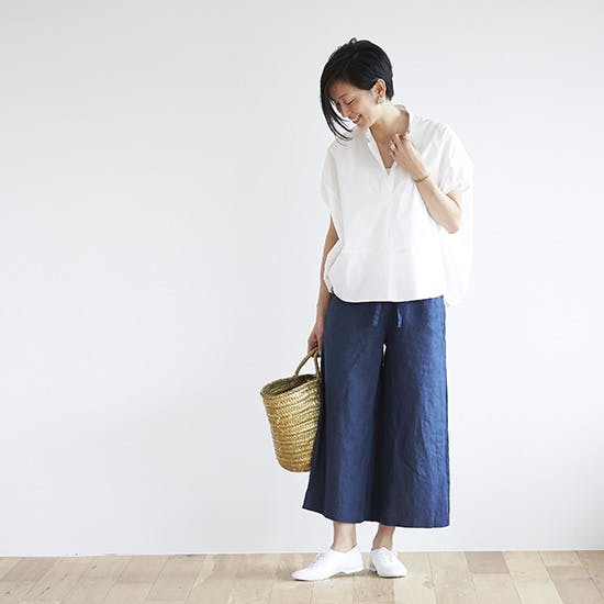 北欧暮らしの道具店　 FLW　エフエルダブリュー　ガウチョ　リネンパンツ 取扱い終了】FLW/エフエルダブリュー/リネンパンツ/ガウチョ