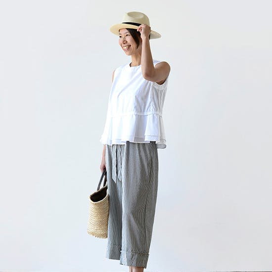 新商品】ノースリーブへの苦手意識を解消！理想のトップス見つけました