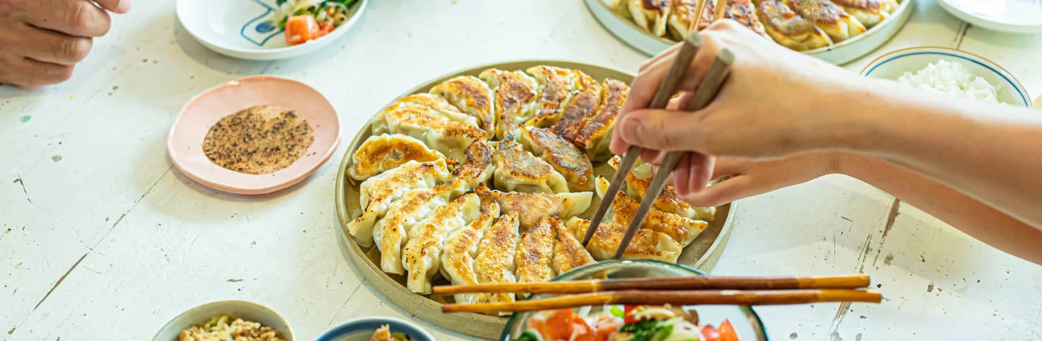今日は餃子にしませんか？