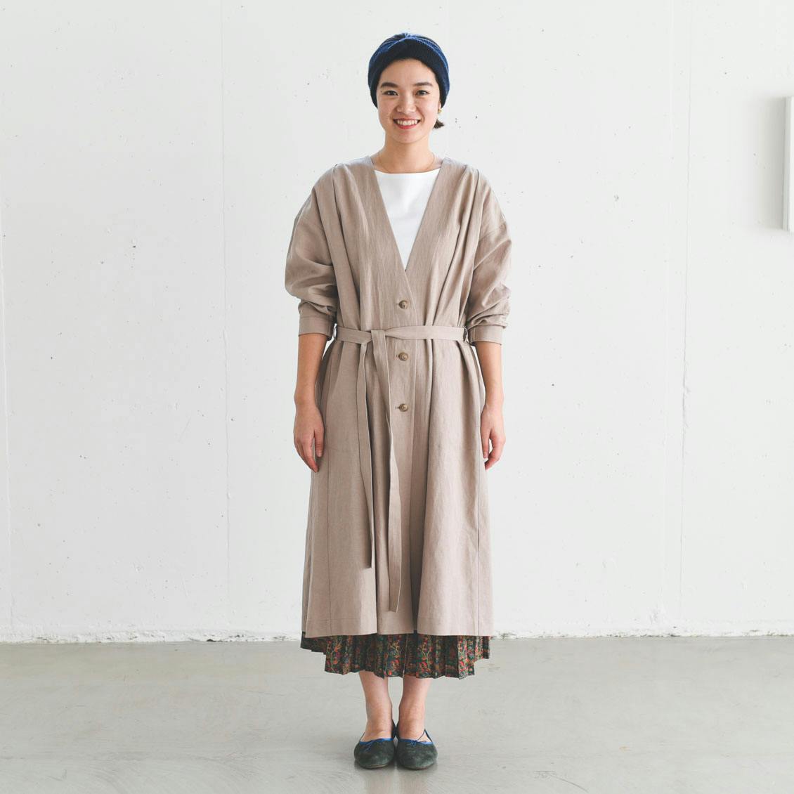 着用レビュー】香菜子さんとつくったアトリエコートを、スタッフ