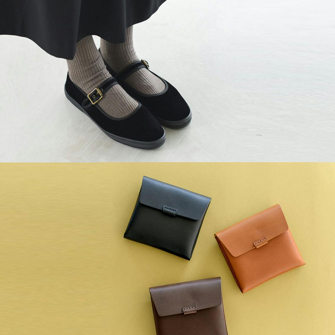 新商品】ちょっとそこまでのお出かけにも大活躍◎「小さめ革財布」と