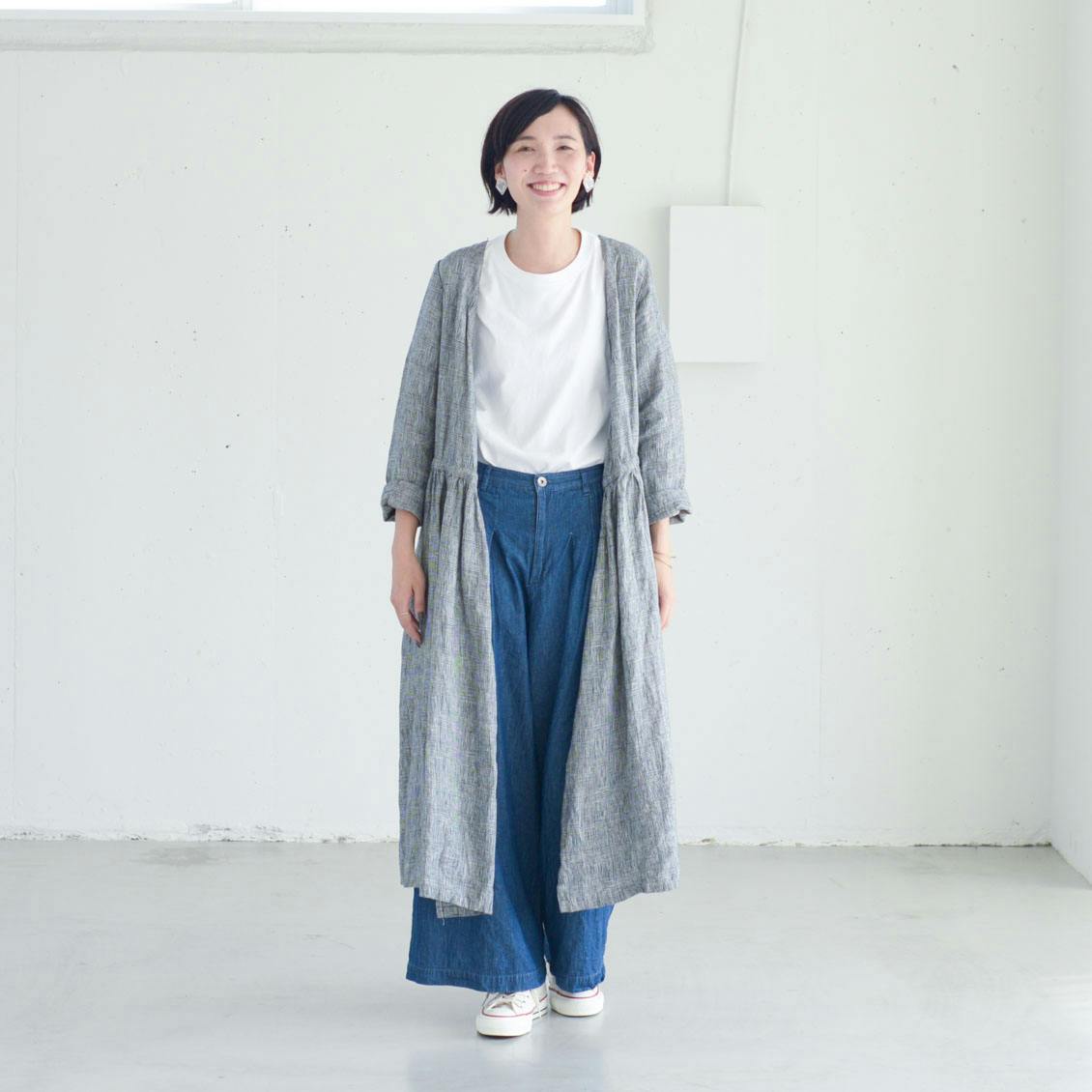 【着用レビュー】当店別注！fog linen work カシュクールワンピース