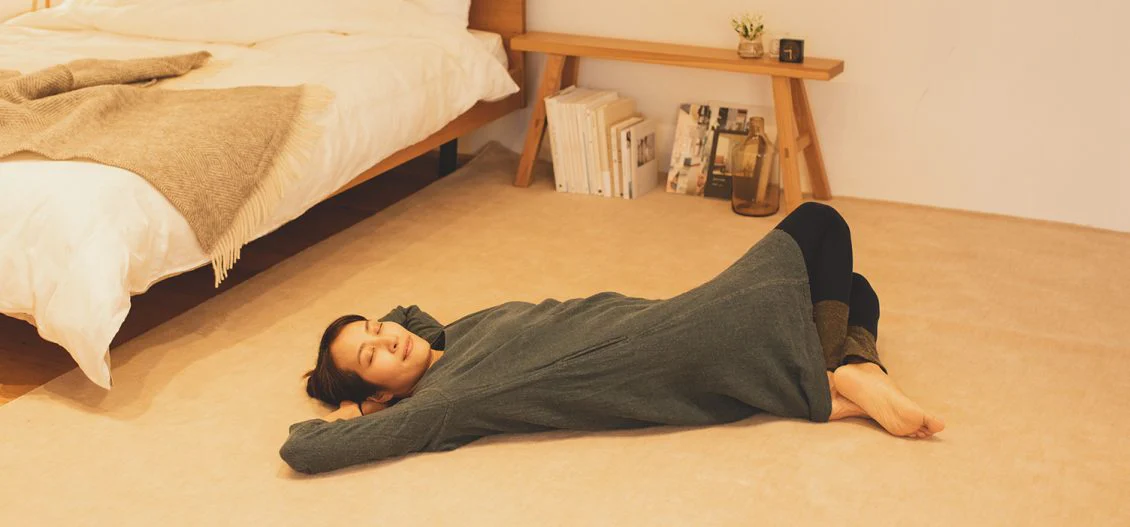 ぐっすり眠るためのヨガ