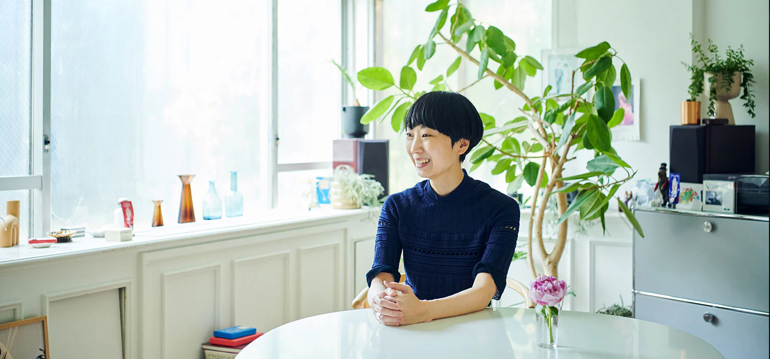 おしゃれな人　山室瑠衣さん