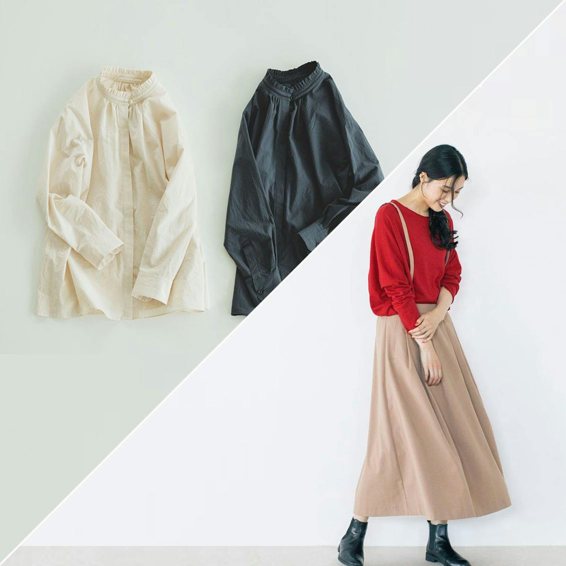 再入荷＆新色登場】あの「万能スカート」にキャメルとブラウンが
