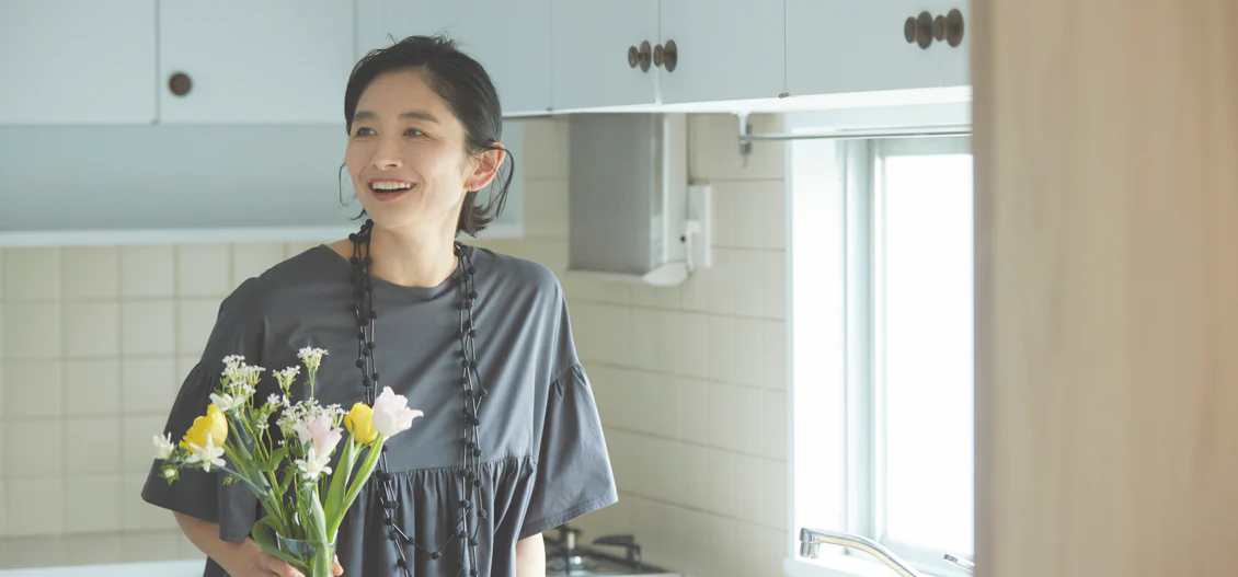 小島聖さんの考える、大人のおしゃれ。