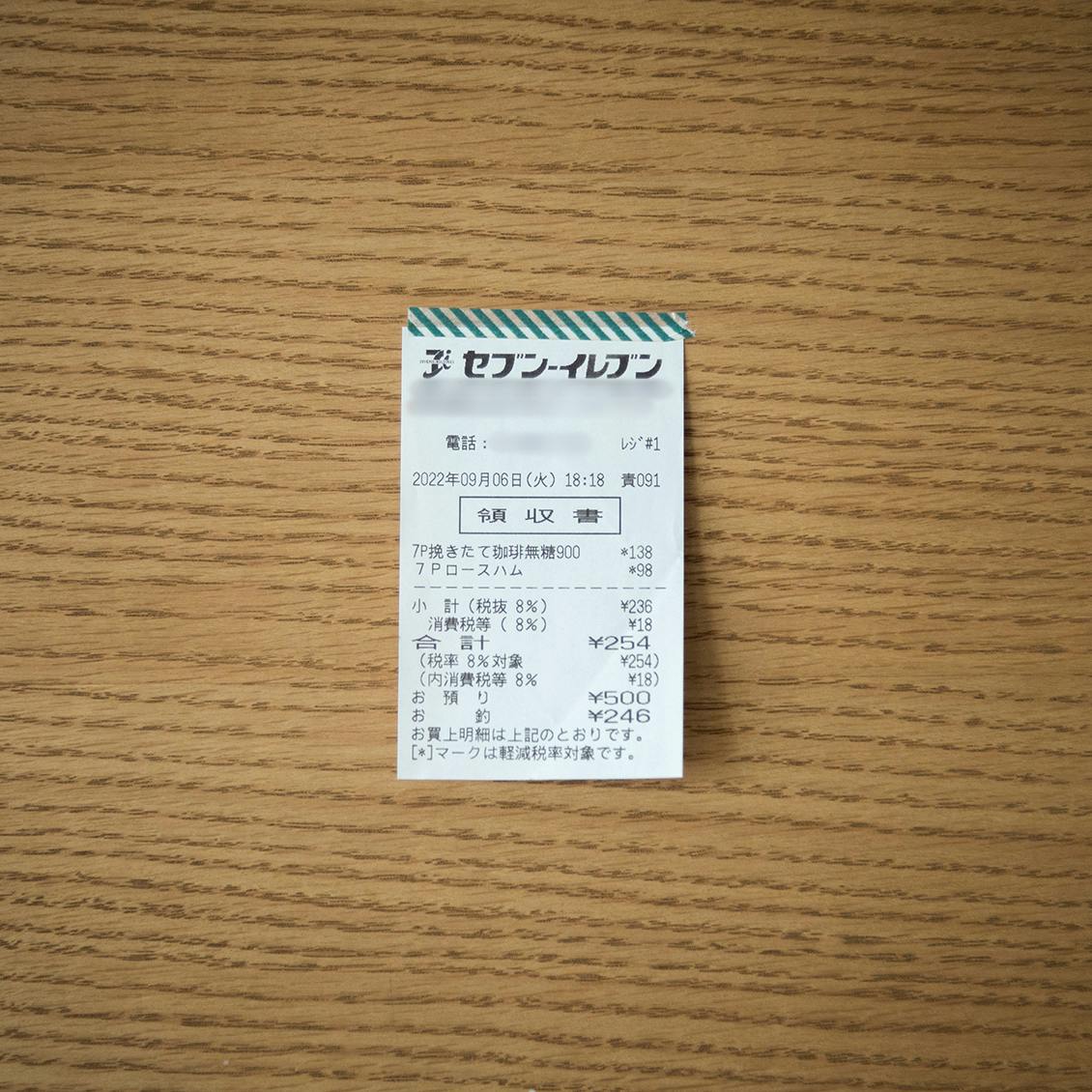 俺のレシート 昨日食べたとこ 食べ放題だけど 頼んだん全てレシートに書いてる