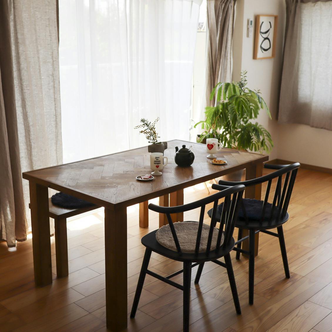 北欧暮らしの道具店 チェアパット4枚 スタッフの愛用品】北欧カラーの「チェアパッド」で手軽に