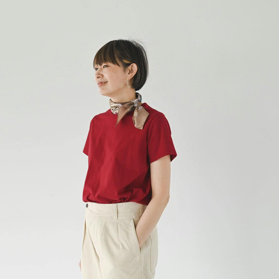 着用レビュー】ロングセラーのオリジナルTシャツを、身長の