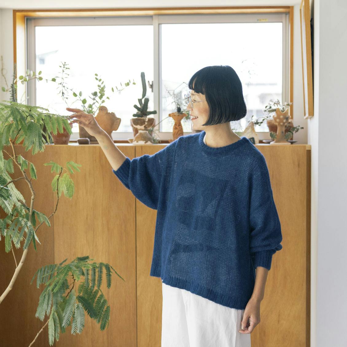 北欧暮らしの道具店　「夏のコーデを、あたらしく」大人のためのシアーニット 夏のコーデを、あたらしく」大人のためのシアーニット - 北欧