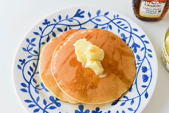 メープルシロップ×町村農場のバター』 美味しいパンケーキを食べるため