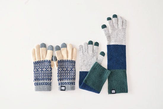 新商品 スマホが操作できる可愛い手袋 北欧 暮らしの道具店