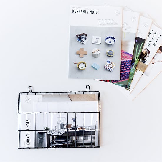 新商品】増えていく紙類をかわいく収納。ワイヤーレターラックが新登場