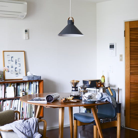 和室にも似合う照明。北欧の雰囲気を感じる、CLASKAのアトリエランプ