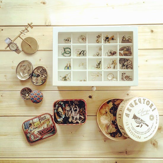 腕時計や指輪・ピアスなどのアクセサリー置き場の作り方 - 北欧