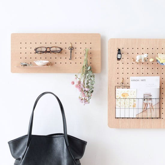 新商品】小さめサイズが仲間入り♪ 取り付け簡単な有孔ボード。 - 北欧