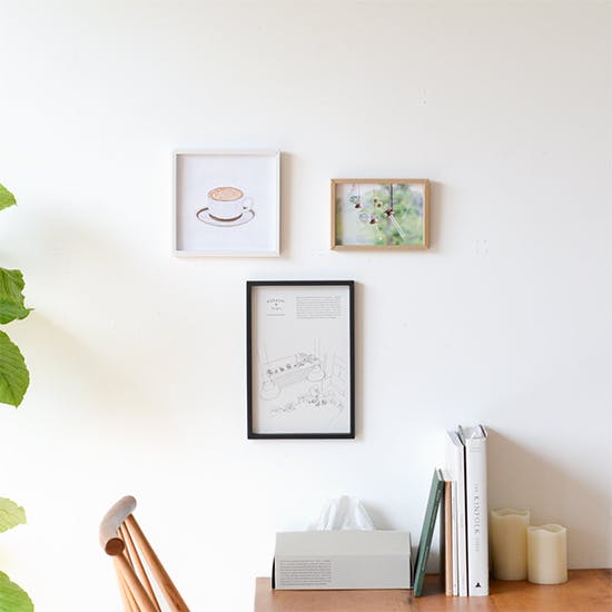 新商品】3名のスタッフ 宅にて飾ってみました。ペーパーフレームがある