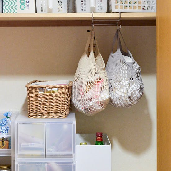 Filt フィルト のネットバッグで収納改善 レジ袋 おもちゃ 洗濯ネットの定位置に 北欧 暮らしの道具店