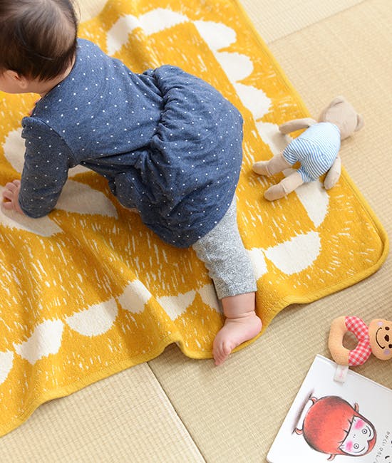 minä perhonen ミニ ブランケット KLIPPAN×mina perhonen / コットンミニブランケット / CHOUCHO