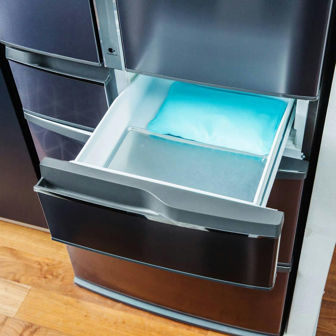 冷蔵庫の野菜室も100円均一のカゴを使って収納 北欧 暮らしの道具店