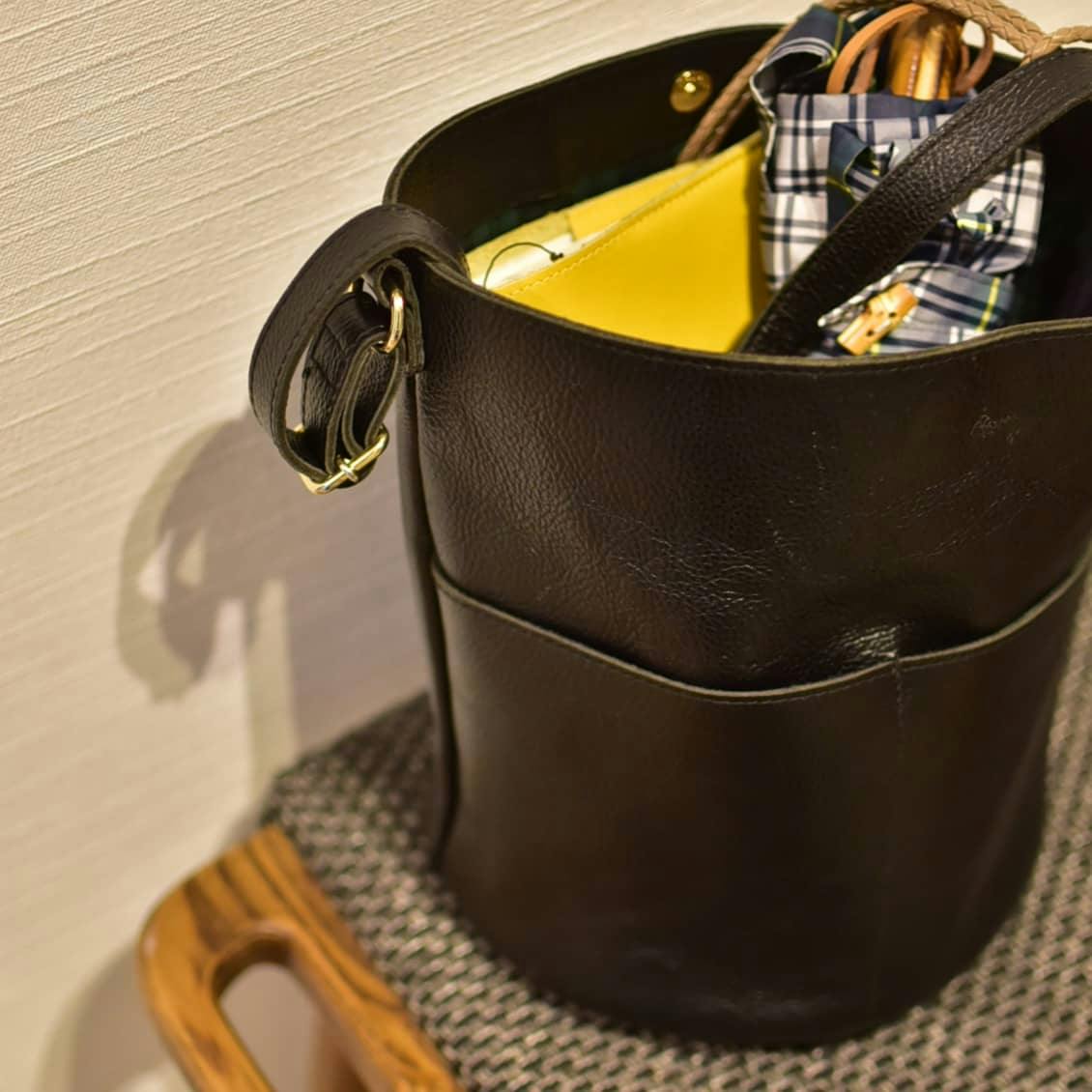 OURHOME emiさんブランド ショルダーバッグ バケツバッグ ourhome emi