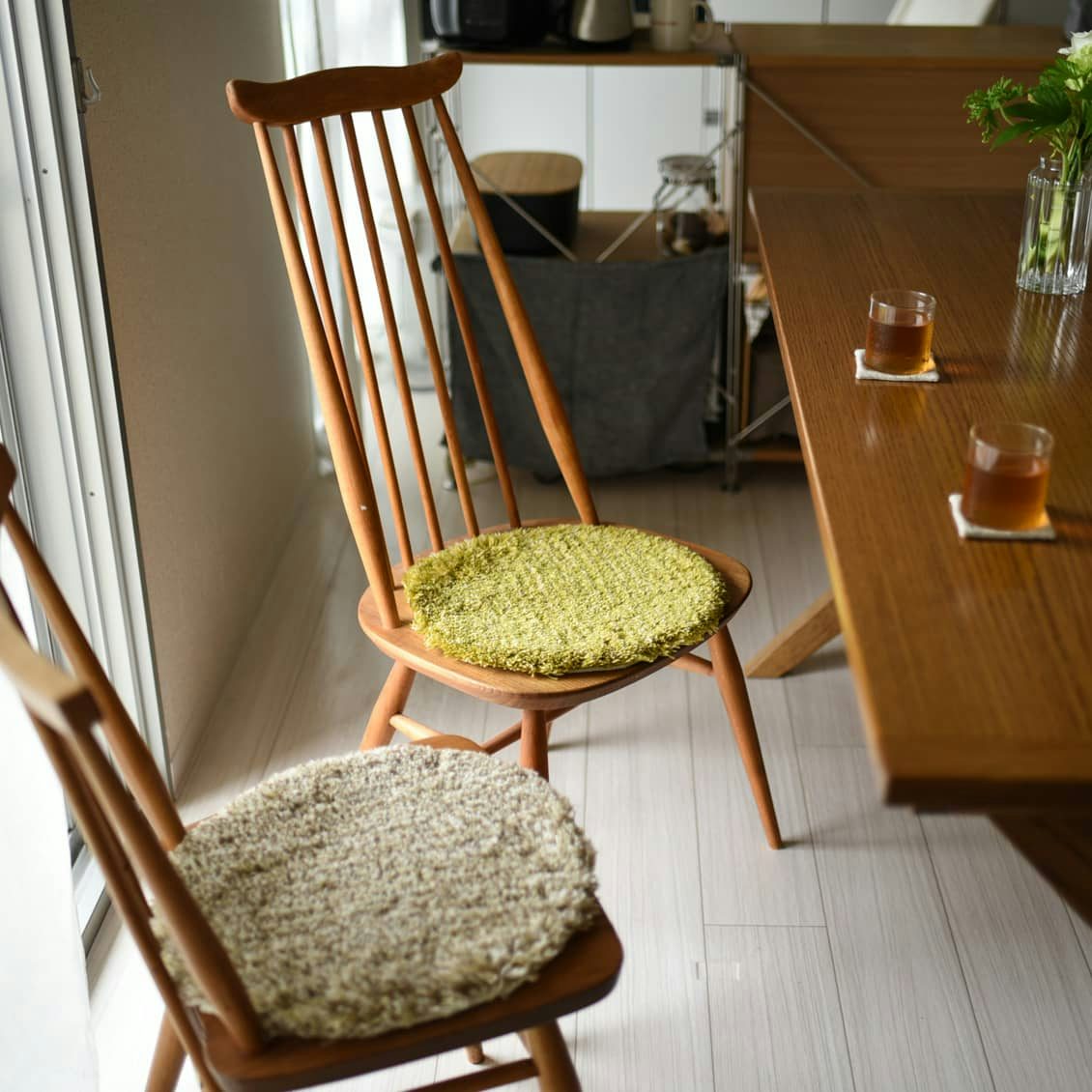 おしゃれな椅子のクッション 北欧カラーのチェアパッド 北欧 暮らしの道具店