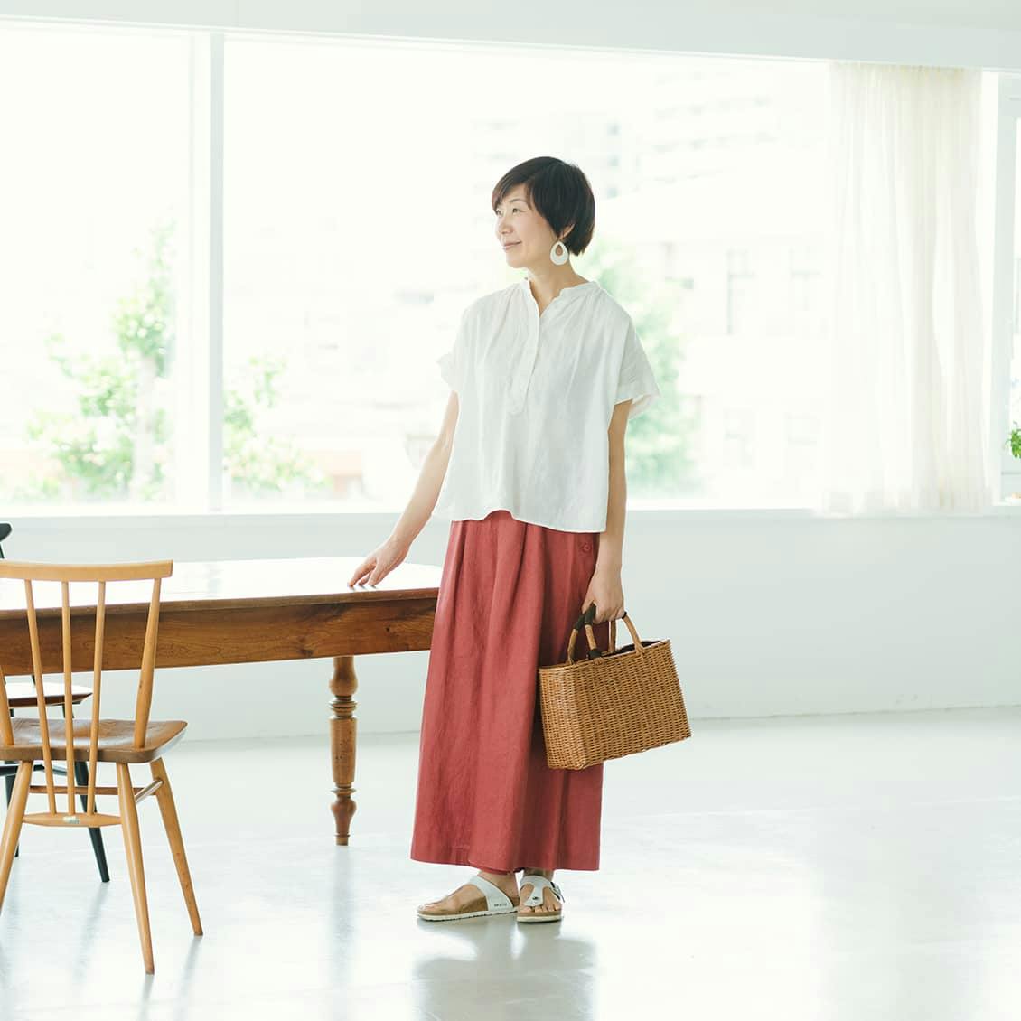 主婦 金子敦子さんに聞く 初夏のファッションコーディネート 北欧 暮らしの道具店