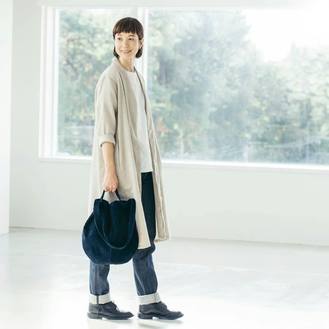 新商品】人気の撥水レザーバッグシリーズに、大きめサイズの2WAYトート