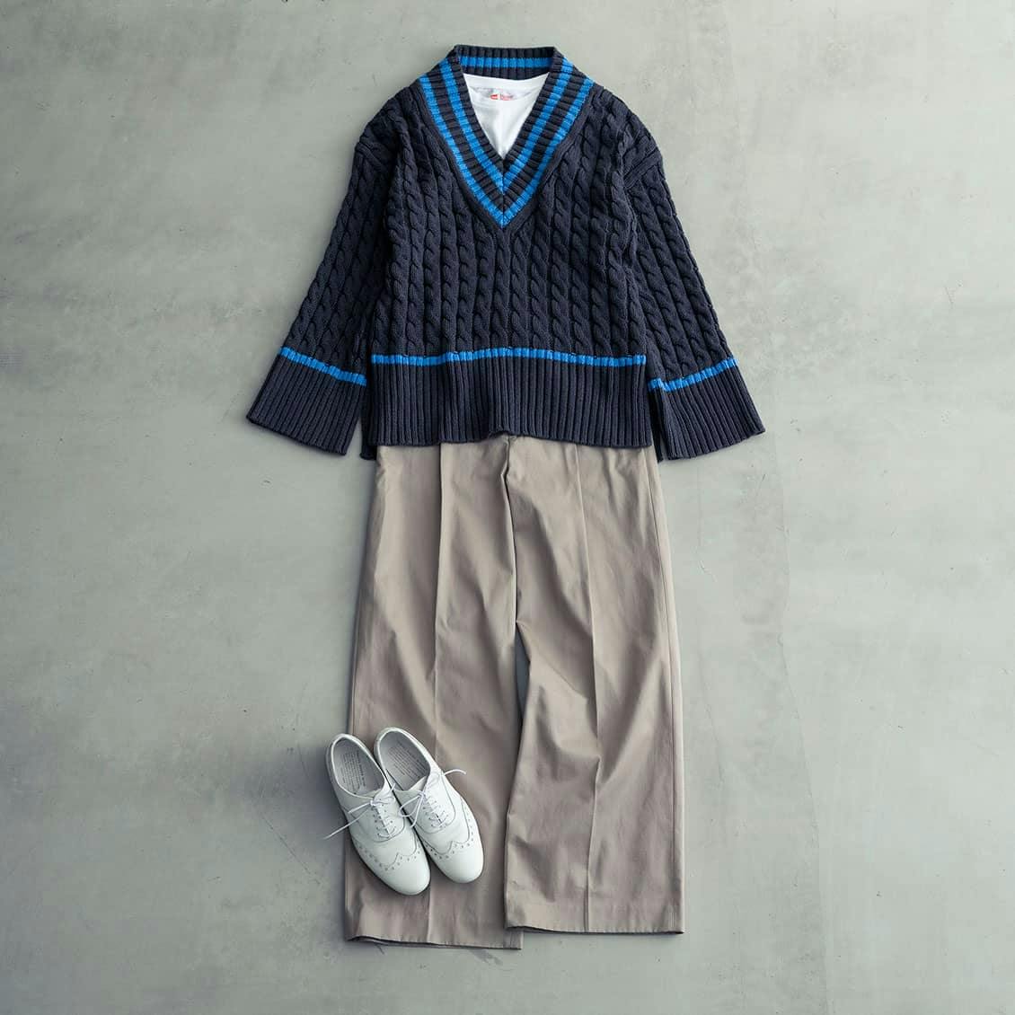 40代大人のカジュアルファッションの法則コーデ実例 北欧 暮らしの道具店