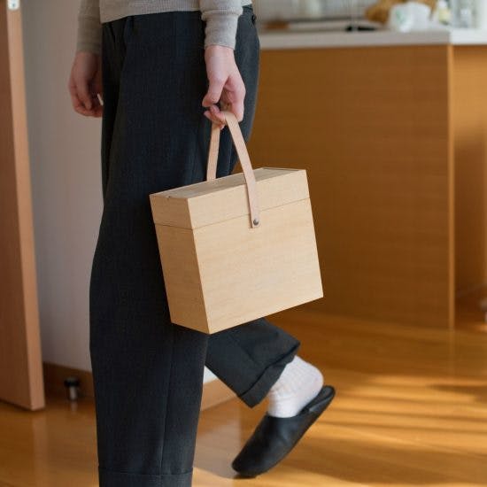 zumi　北欧暮らしの道具店　木製化粧箱 コンパクト 私らしい一日のはじまりに」道具も気持ちも整うメイクボックス