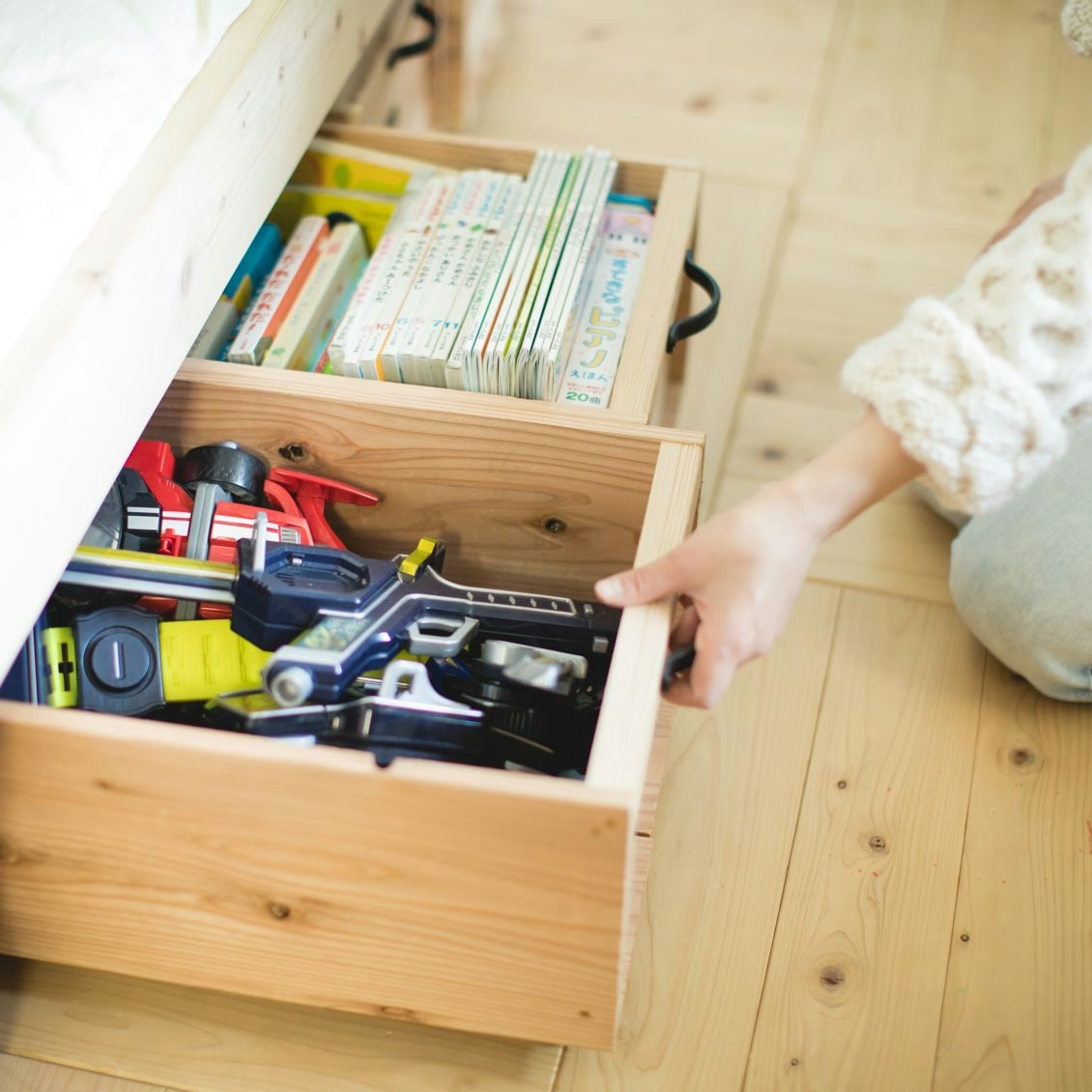 おもちゃの収納棚とボックスで片付けやすくするプロのアイデア 北欧 暮らしの道具店