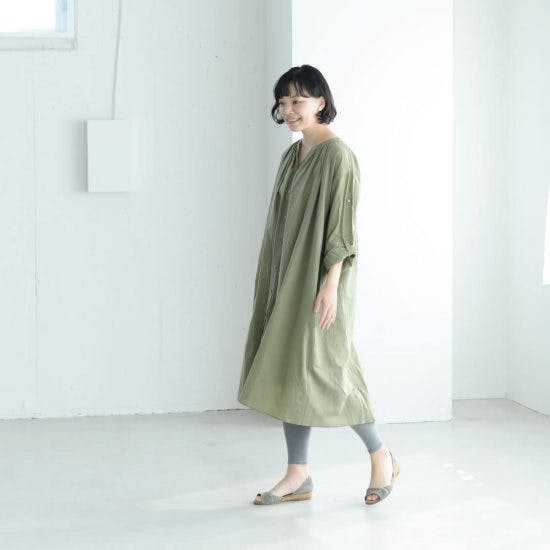 春先から夏まで着まわしできる 3way袖ワンピース 北欧 暮らしの道具店