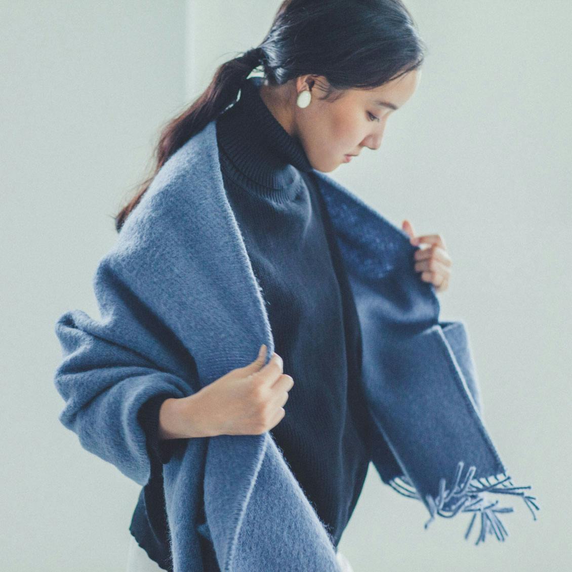NineTailor WisteriaStole ショール 北欧暮らしの道具店 スタッフの愛用品】この冬ずっと手放したくない。大好きなNine