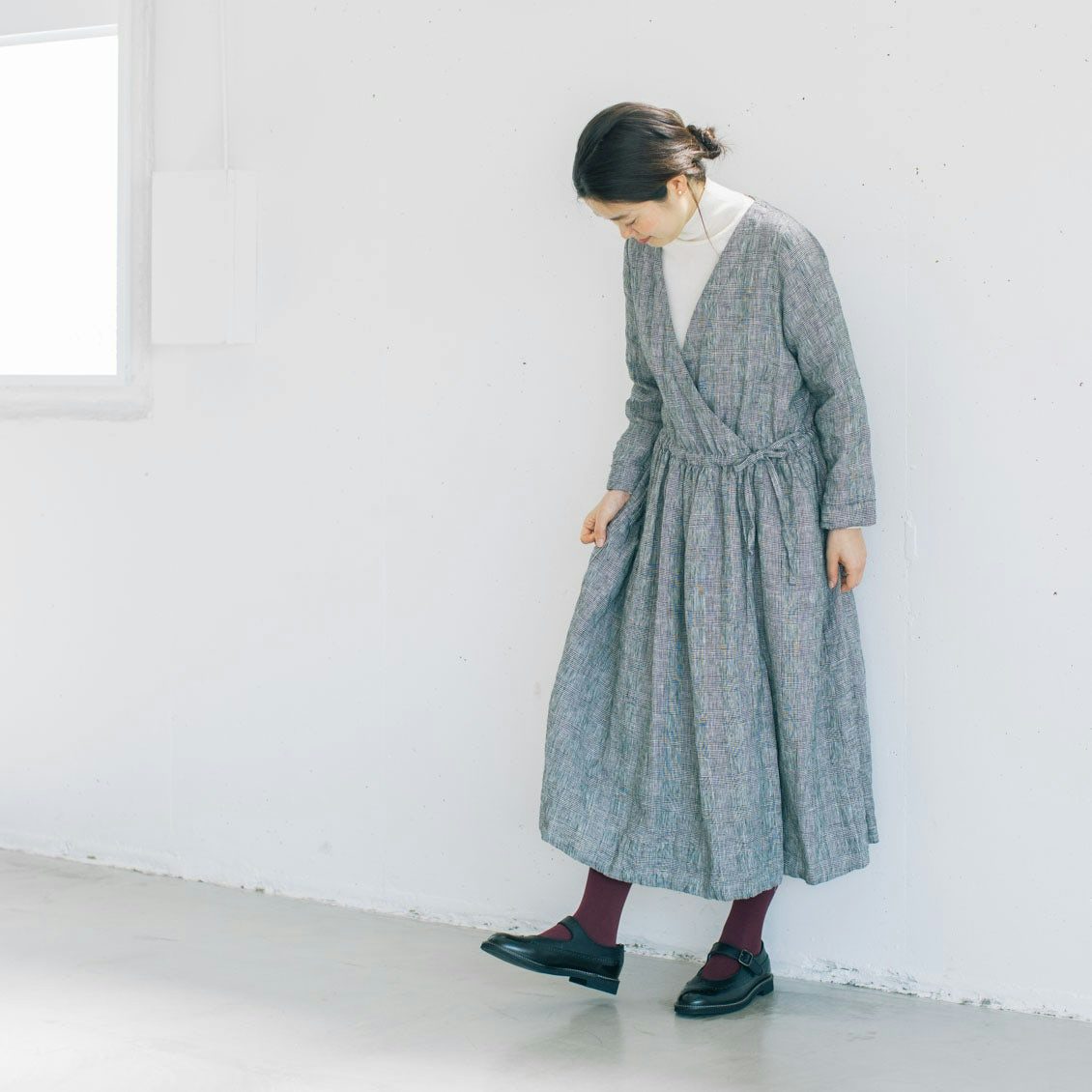 数量限定】あの「fog linen work」と一緒につくった、秋色チェックの