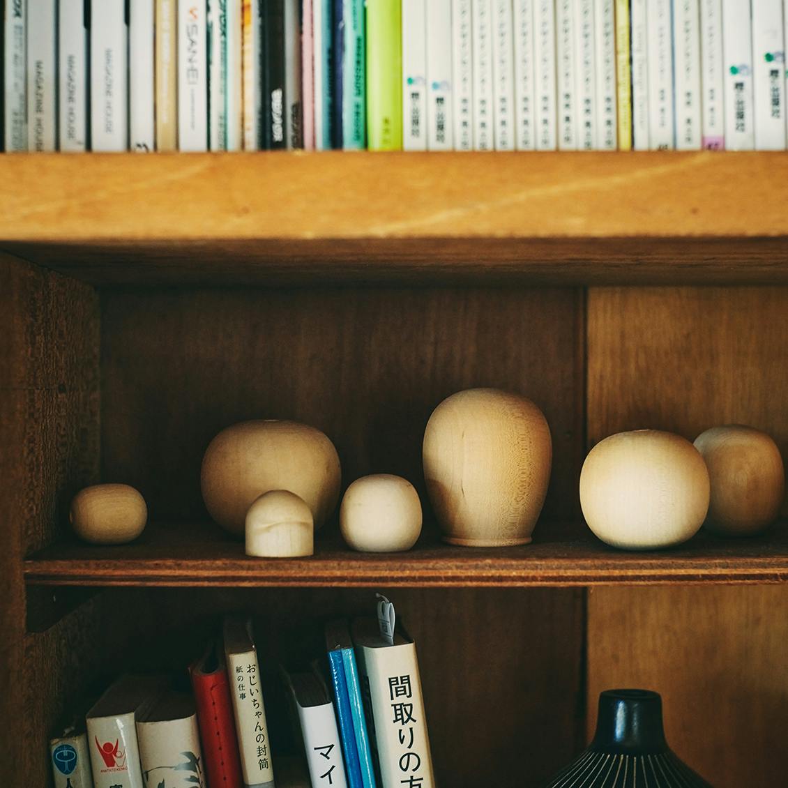 60's アメリカ製 雑誌ラック カエデ模様