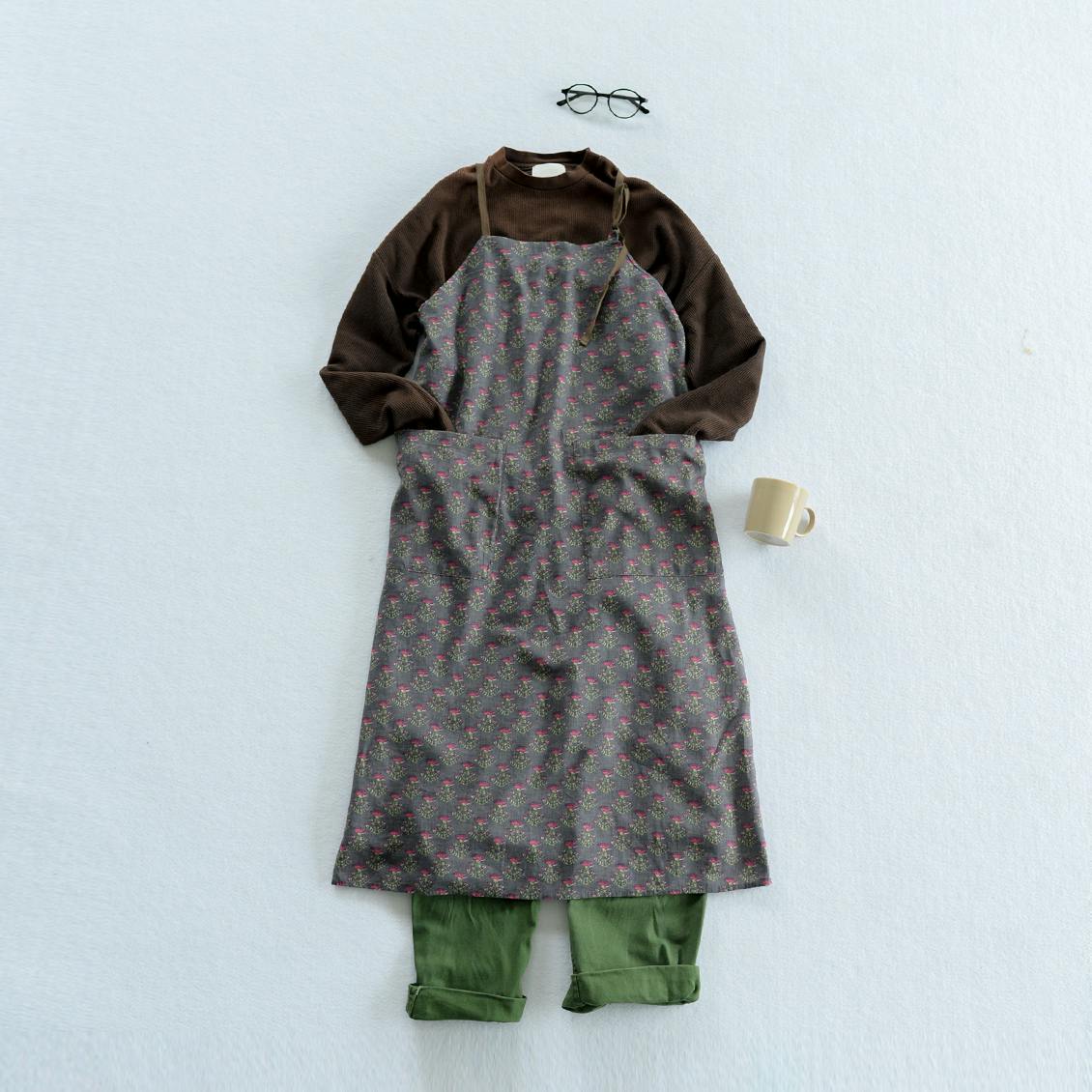 青葉家のあのアイテムを】前編：「家事がはかどるエプロンワンピース