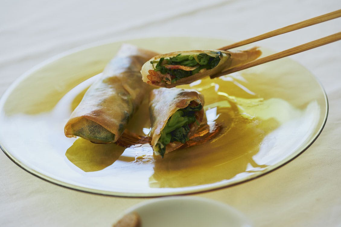 春の春巻き】シンプルなのに、旨味たっぷり。サラダ感覚でつまめる