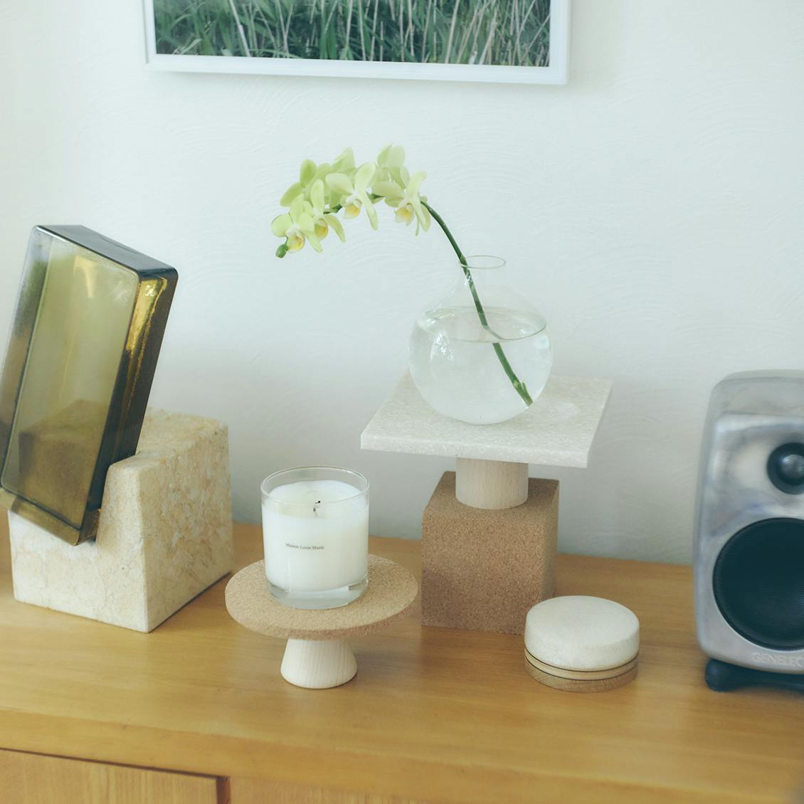 手作り】インテリア 花瓶置き、サイドテーブルなど！用途によって