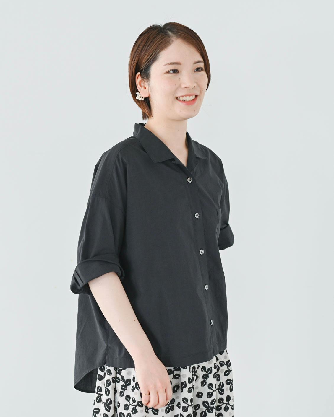 夏シャツがあれば】ノーアイロンでも上品に。さらっと涼やかな