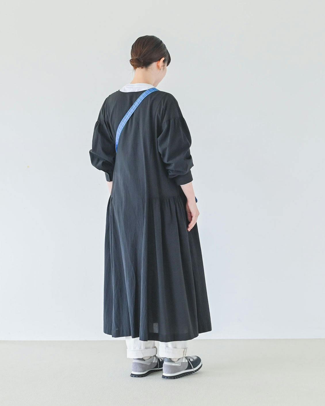 「秋の装いかろやかに」ストライプの2WAYワンピース　北欧　暮らしの道具店 秋の装いかろやかに」ストライプの2WAYワンピース（S ・ Mサイズ