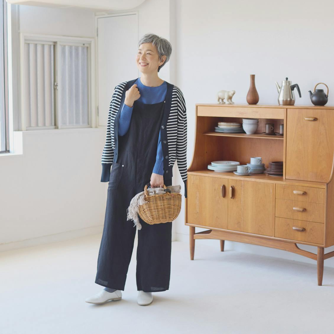 あの人ならどう着る？】前編：ニットで始める秋支度。青木沙織里さんの