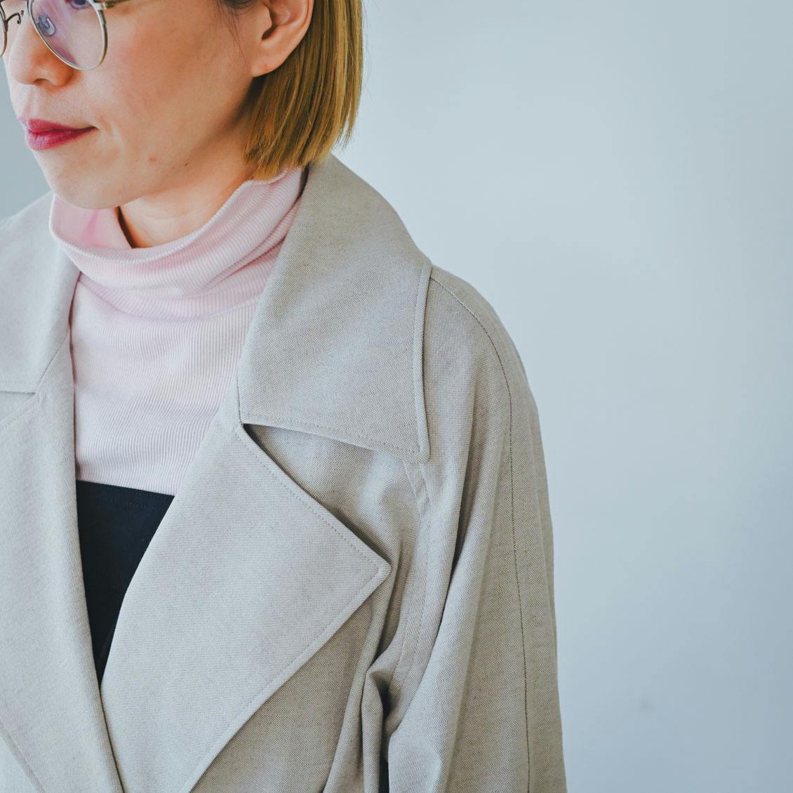 着用レビュー】香菜子さんコラボのコートを、4名のスタッフが着