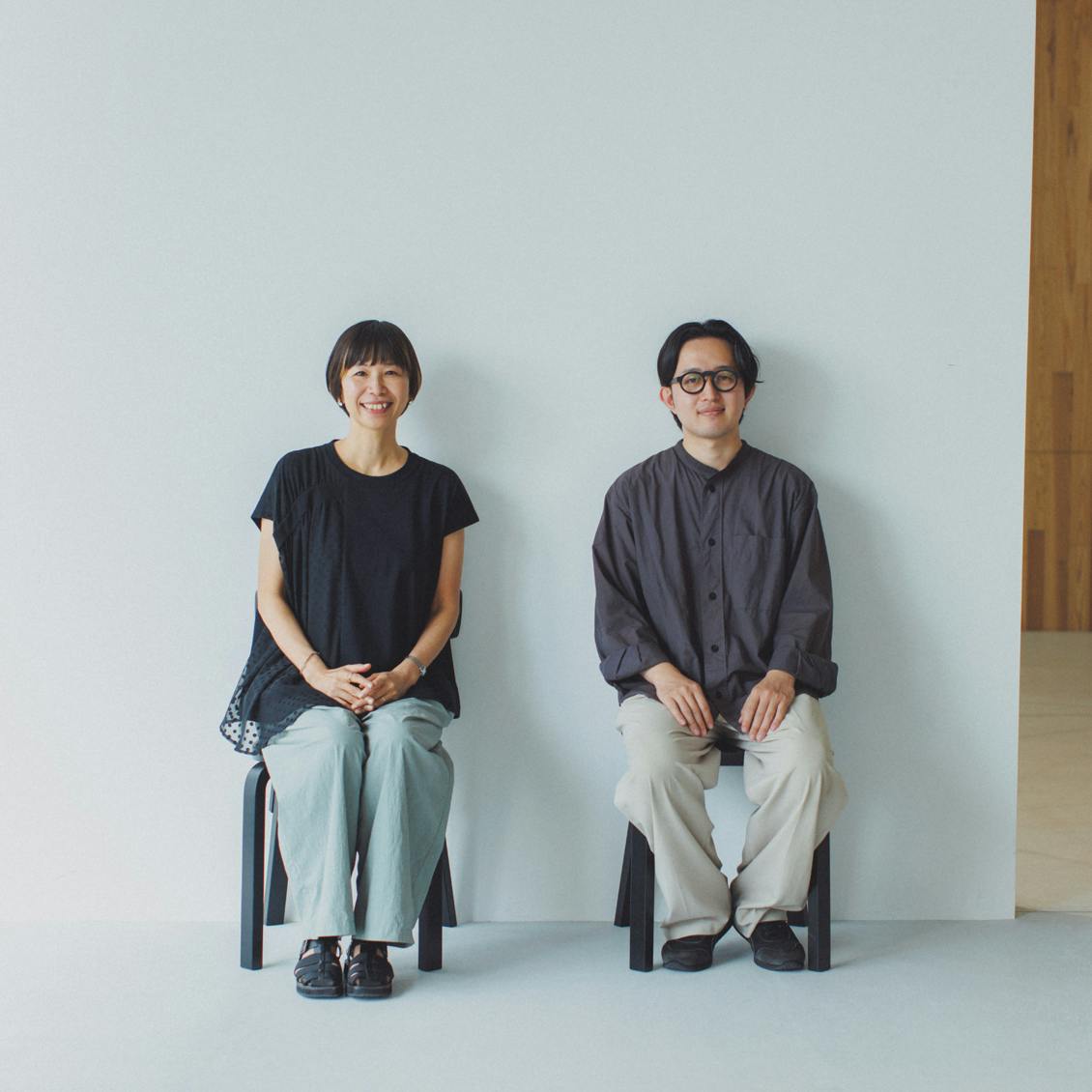 【美品】北欧暮らしの道具店　ジレにもなるワンピース hopeと名付けた、ジレにもなるワンピース / with foufou（M・T