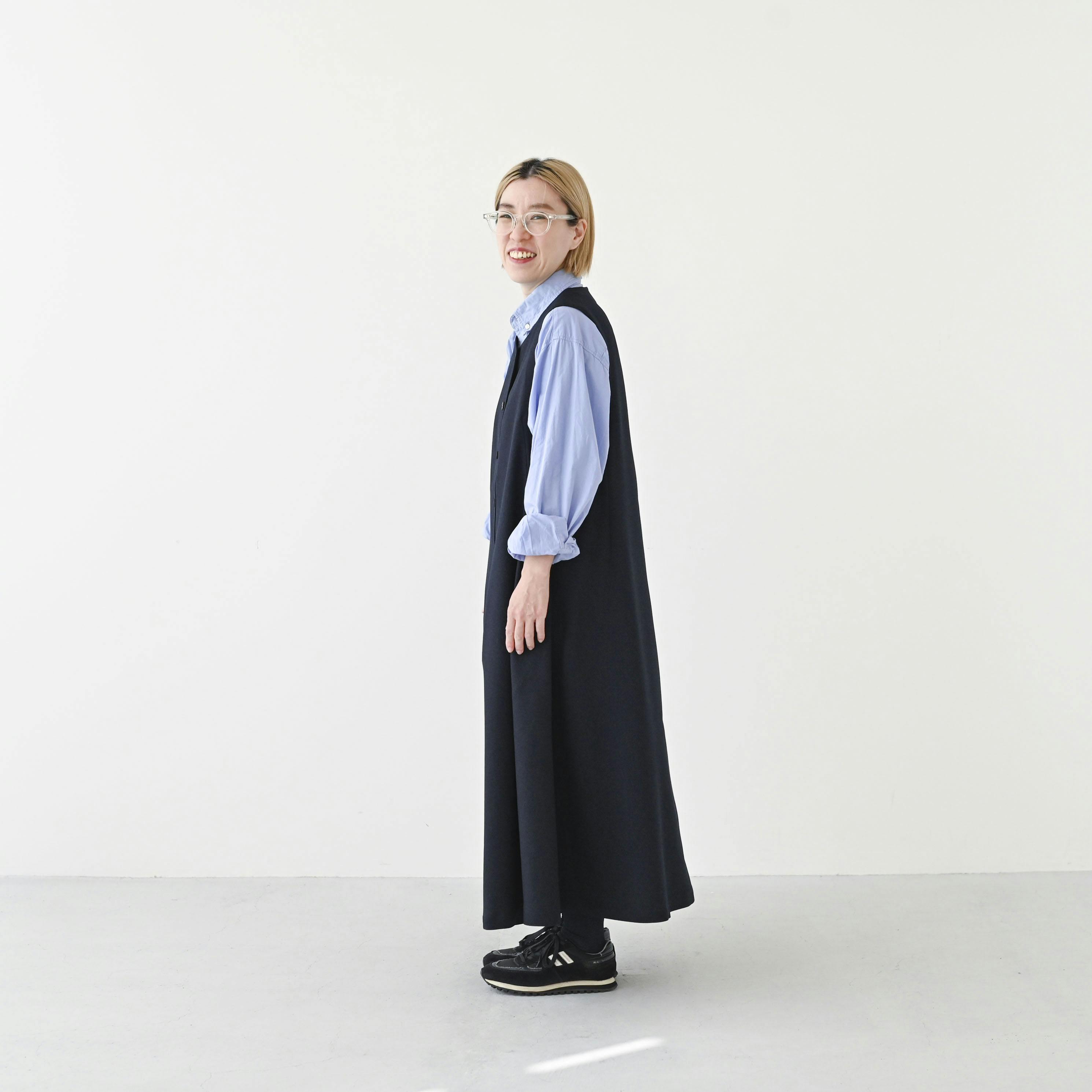 北欧、暮らしの道具店品/よくまとまるジャンパースカート（ベルト付き） e08e40e776f0567dc12ea12237983f