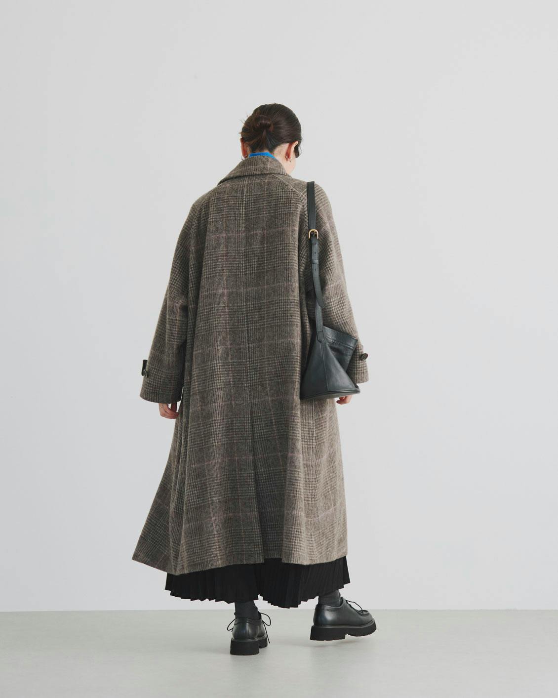 Gready Brilliant WEB限定エアリーチェックロングガウンコート 値下げ 