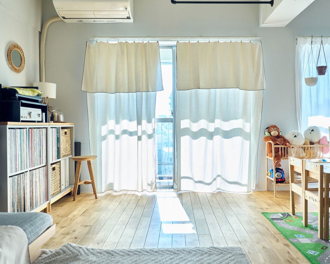 クロスを一枚迎えてみたら】使い方自在の、気軽なカーテン
